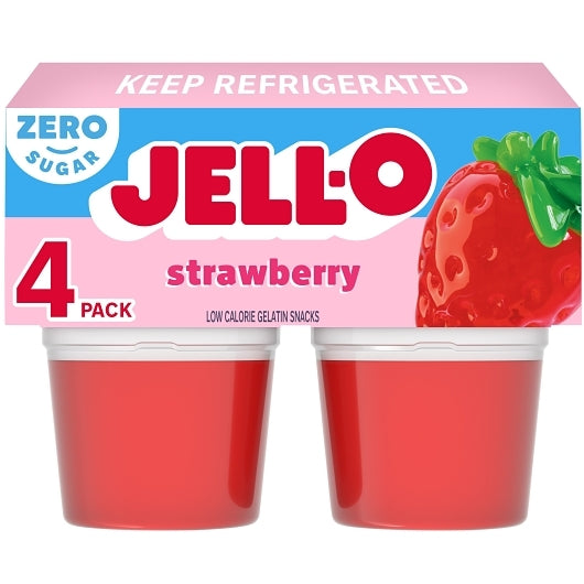 Jello Ready To Sugar Free Ready To Eat Strawberry Dessert, 6 x 12.5 oz Case - DOT product image 3