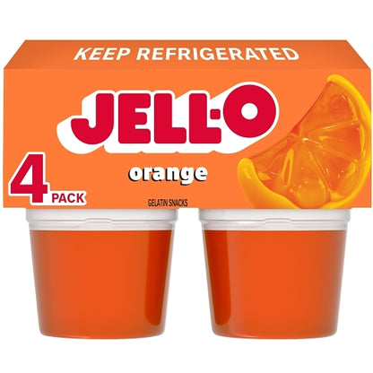 Jell-O Ready To Eat Orange Gelatin, 6 x 13.5 oz Case - DOT product image 3