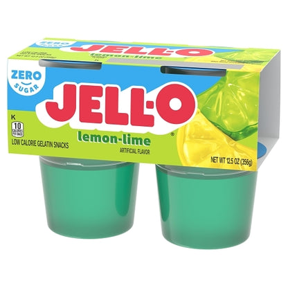 Jell-O Sugar Free Ready To Eat Lemon Lime Dessert, 6 x 356 GR Case - DOT product image 4