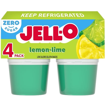 Jell-O Sugar Free Ready To Eat Lemon Lime Dessert, 6 x 356 GR Case - DOT product image 3