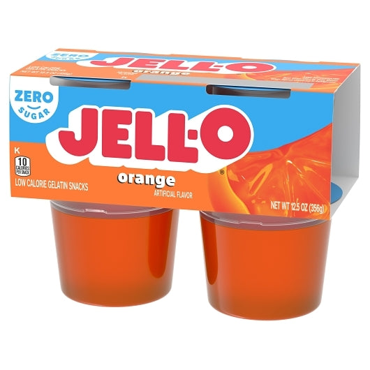 Jell O Ready Sugar Free Ready To Eat Orange Dessert, 6 x 12.5 oz Case - DOT product image 4