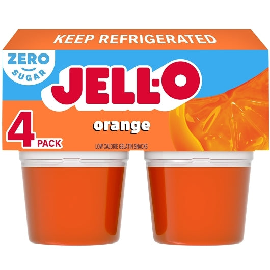 Jell O Ready Sugar Free Ready To Eat Orange Dessert, 6 x 12.5 oz Case - DOT product image 3