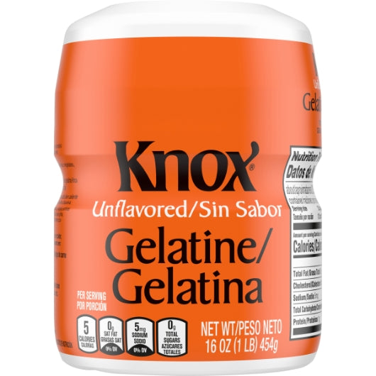 Knox Unflavored Gelatin, 12 x 454 GR Case - DOT product image 2