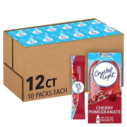 Crystal Light Cherry Pomegranate Beverage On The Go, 12 x 10 x 0.11 oz Case - DOT product image 6