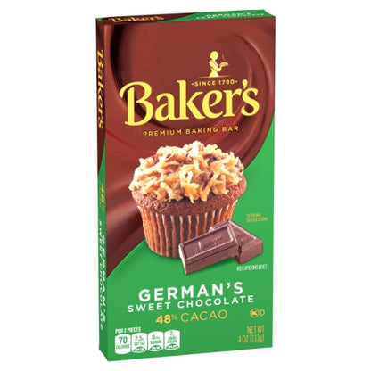 Baker's Baker Chocolate German, 12 x 113 GR Case - Alternate product angle or state