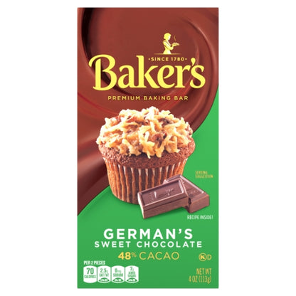 Baker's BAKER CHOCOLATE GERMAN, 12 x 113 GR Case - DOT product image 2