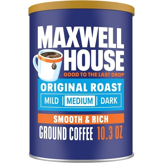 Maxwell House Original Roast Ground Coffee, 6 x 293 GR Case - Coffee & Tea