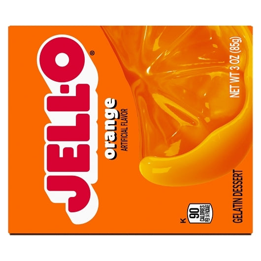 Jell-O Orange Flavored Gelatin Mix, 24 x 85 GR Case - DOT product image 5