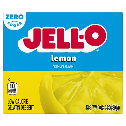 Jello Lemon Sugar Free Lemon Flavored Gelatin Mix, 24 x 8.5 GR Case - DOT product image 2