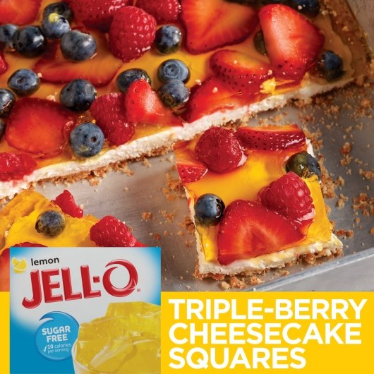 Jello Lemon Sugar Free Lemon Flavored Gelatin Mix, 24 x 8.5 GR Case - DOT product image 3