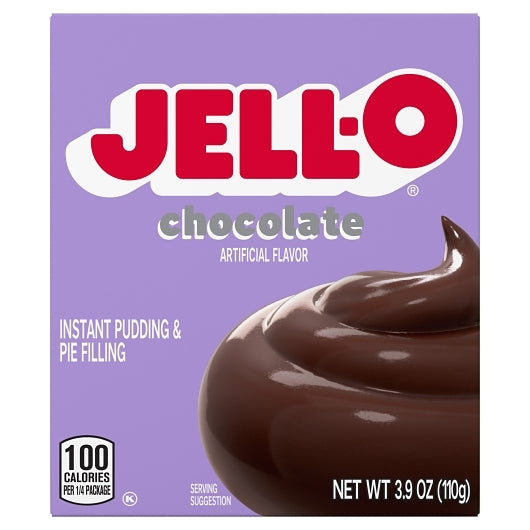 Jell-O Chocolate Flavored Instant Pudding Mix, 24 x 3.9 oz Case - DOT product image 2