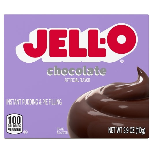 Jell-O Chocolate Flavored Instant Pudding Mix, 24 x 3.9 oz Case - DOT product image 5