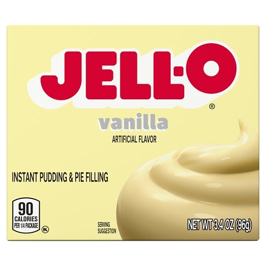 JELLO Vanilla Instant Vanilla Flavored Instant Pudding Mix, 24 x 3.4 oz Case - DOT product image 5
