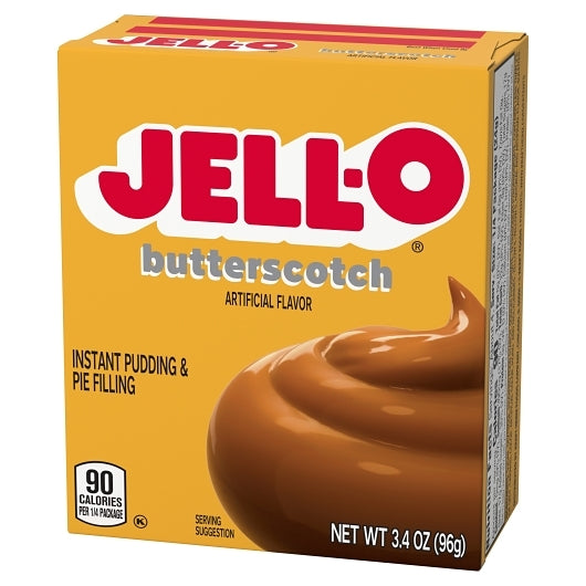 JELLO Butterscotch Instant Butterscotch Flavored Instant Pudding Mix, 24 x 3.4 oz Case - DOT product image 3