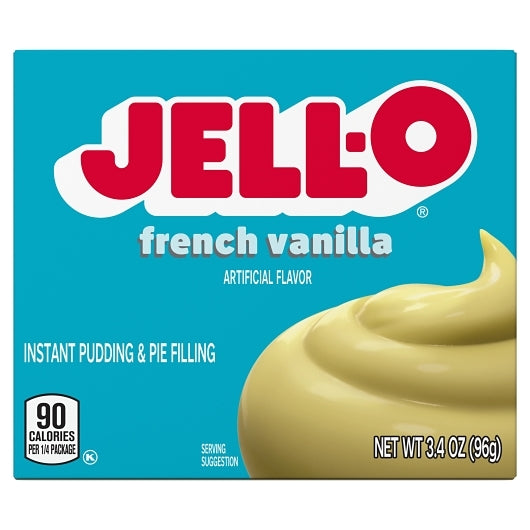 JELLO Instant French Vanilla Flavored Instant Pudding Mix, 24 x 96 GR Case - DOT product image 5