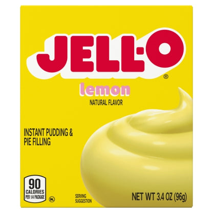 JELLO Instant Lemon Flavored Instant Pudding Mix, 24 x 3.4 oz Case - DOT product image 2