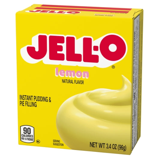 JELLO Instant Lemon Flavored Instant Pudding Mix, 24 x 3.4 oz Case - DOT product image 4