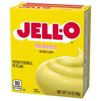 JELLO Instant Lemon Flavored Instant Pudding Mix, 24 x 3.4 oz Case - DOT product image 4