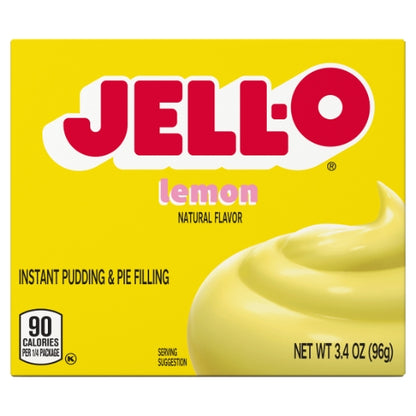 JELLO Instant Lemon Flavored Instant Pudding Mix, 24 x 3.4 oz Case - DOT product image 5
