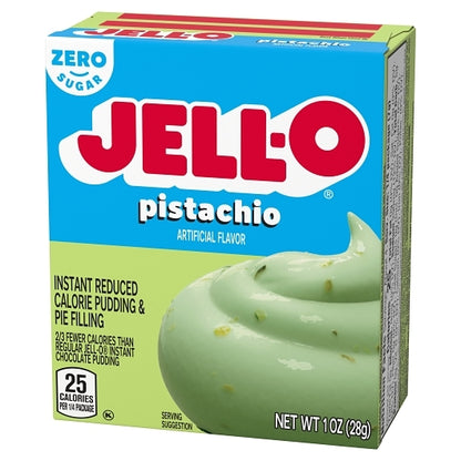 Jell O Instant Sugar Free Fat Free Pistachio Flavored Instant Pudding Mix, 24 x 1 oz Case - DOT product image 3