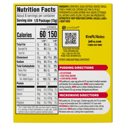 Jello Lemon Pudding & Pie Filling, 24 x 4.3 oz Case - DOT product image 4