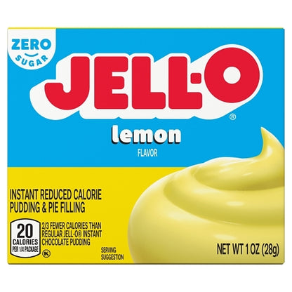 Jell-O Sugar Free Lemon Flavored Pudding Mix, 24 x 1 oz Case - DOT product image 6