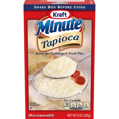 Minute Tapioca Instant Pudding Mix, 12 x 226 GR Case - Bakery & Desserts