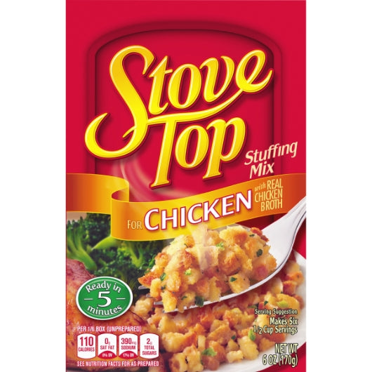 Stove Top Chicken Stuffing, 12 x 6 oz Case - DOT product image 2