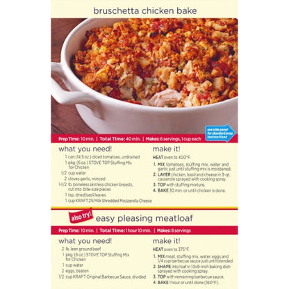 Stove Top Chicken Stuffing, 12 x 6 oz Case - DOT product image 8