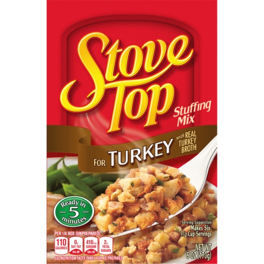 Stove Top TURKEY Stuffing, 12 x 6 oz Case - DOT product image 2