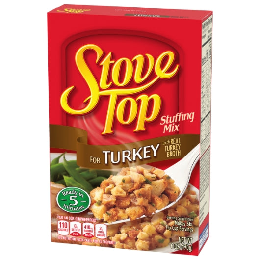 Stove Top TURKEY Stuffing, 12 x 6 oz Case - DOT product image 5