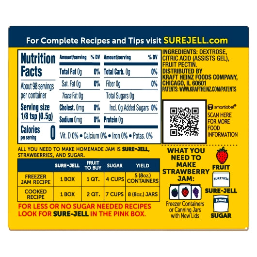 Kraft Gelatin Sure Pectin Mix, 24 x 49 GR Case - DOT product image 5