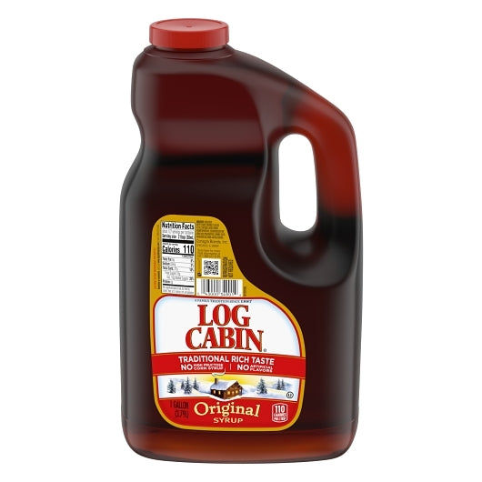 Log Cabin Regular Original Syrup Bulk, 4 x 1 GA Case - Condiments & Sauces