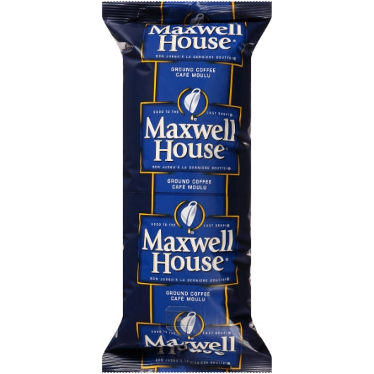 Maxwell House Urn Pack Regular Roast Ground Coffee, 28 x 14 oz Case - Coffee & Tea