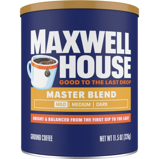 Maxwell House Master Blend Ground Coffee, 6 x 11.5 oz Case - DOT product image 2