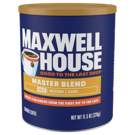 Maxwell House Master Blend Ground Coffee, 6 x 11.5 oz Case - DOT product image 4