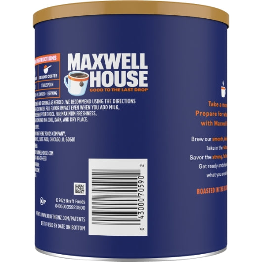 Maxwell House Master Blend Ground Coffee, 6 x 11.5 oz Case - DOT product image 5