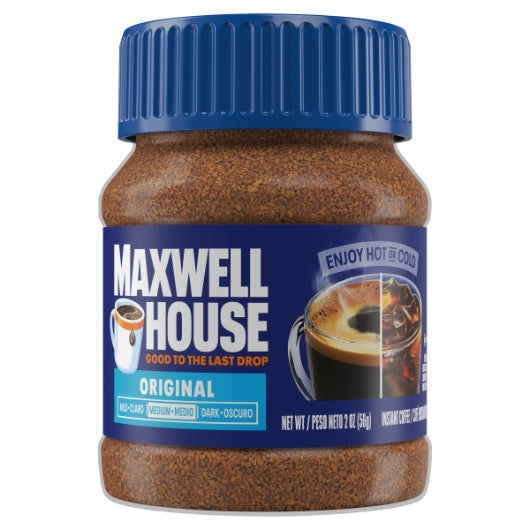 Maxwell House Coffee Instant Original Coffee, 12 x 2 oz Case - DOT product image 2