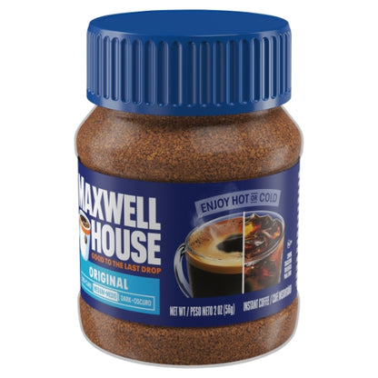 Maxwell House Coffee Instant Original Coffee, 12 x 2 oz Case - DOT product image 5