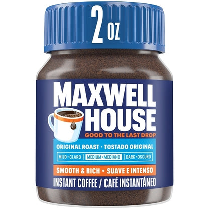 Maxwell House Coffee Instant Original Coffee, 12 x 2 oz Case - DOT product image 3