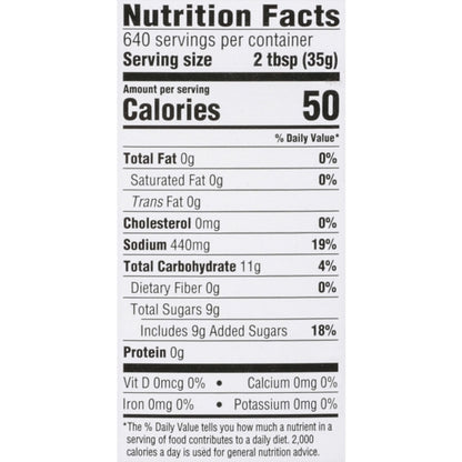 Open Pit Original BBQ Sauce Bulk, 1 x 18.93 LT Case - DOT product image 6