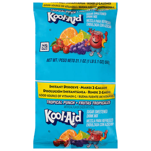 Kool-Aid Tropical Punch Beverage, 15 x 21.1 oz Case - Beverages