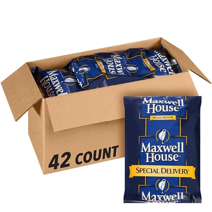 Maxwell House Office Coffee Service Coffee Filter Pack, 42 x 1.2 oz Case - Meat, Poultry & Seafood