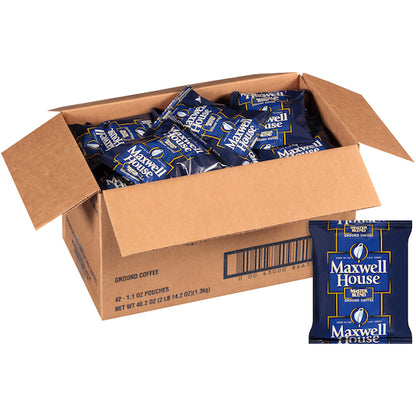 Maxwell House Coffee Master Blend Ground Coffee, 42 x 1.1 oz Case - DOT product image 7
