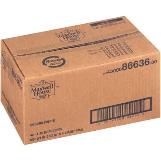 Maxwell House Coffee Master Blend Ground Coffee, 42 x 1.25 oz Case - DOT product image 5