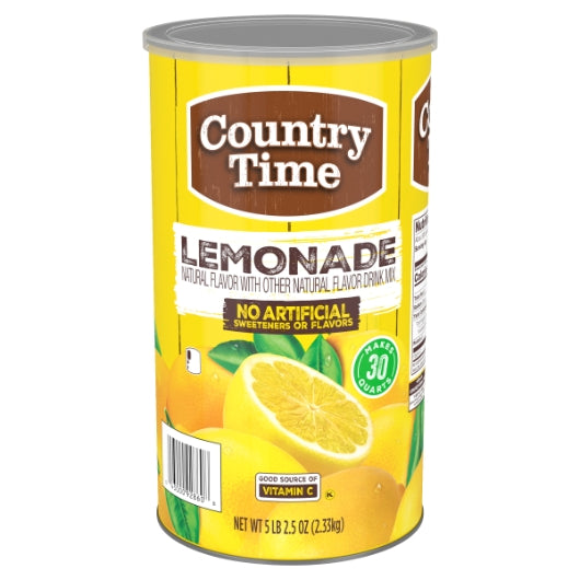 Country Time Beverage Country Time Lemonade, 6 x 82.5 oz Case - Beverages