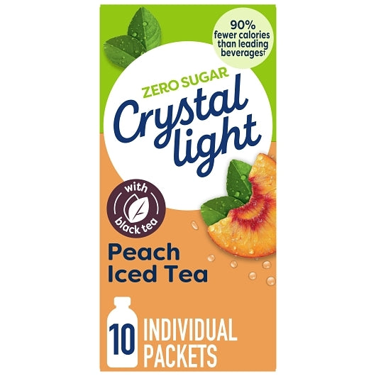 Crystal Light BEVERAGE ON THE GO PEACH TEA, 12 x 10 x 0.07 oz Case - DOT product image 6