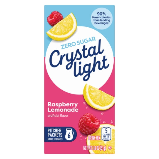 Crystal Light Lemonade Raspberry Beverage Mix, 12 x 51 GR Case - DOT product image 2