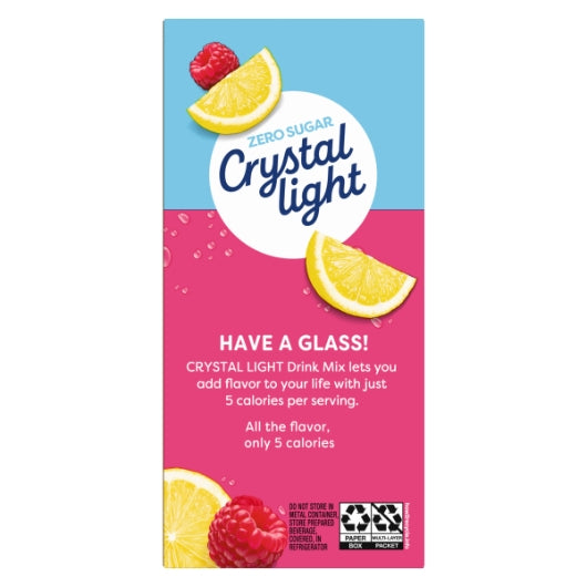 Crystal Light Lemonade Raspberry Beverage Mix, 12 x 51 GR Case - DOT product image 7