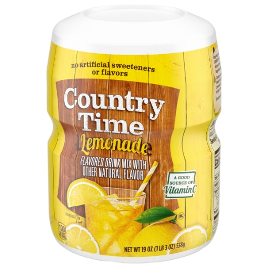 Country Time Lemonade Beverage Mix, 12 x 19 oz Case - DOT product image 5